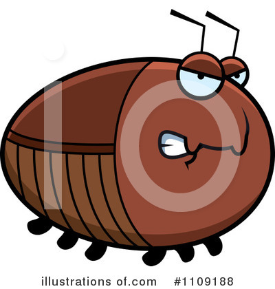 Royalty-Free (RF) Cockroach Clipart Illustration by Cory Thoman - Stock Sample #1109188