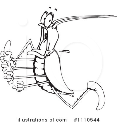 Cockroach Clipart #1110544 by Dennis Holmes Designs