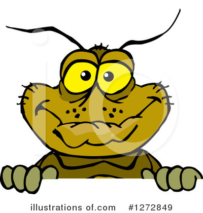 Royalty-Free (RF) Cockroach Clipart Illustration by Dennis Holmes Designs - Stock Sample #1272849