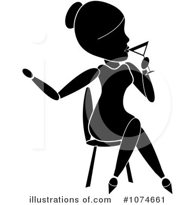 Royalty-Free (RF) Cocktail Clipart Illustration by Pams Clipart - Stock Sample #1074661
