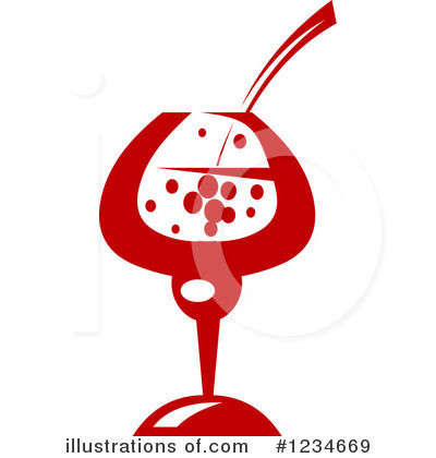 Royalty-Free (RF) Cocktail Clipart Illustration by Vector Tradition SM - Stock Sample #1234669