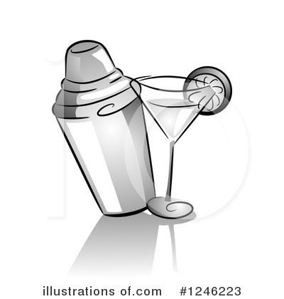 Royalty-Free (RF) Cocktail Clipart Illustration by BNP Design Studio - Stock Sample #1246223