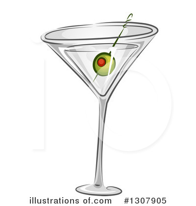 Cocktails Clipart #1307905 by BNP Design Studio