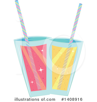 Straws Clipart #1408916 by Melisende Vector