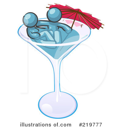 Royalty-Free (RF) Cocktail Clipart Illustration by Leo Blanchette - Stock Sample #219777
