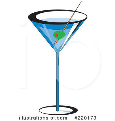 Martini Clipart #84067 - Illustration by Mopic