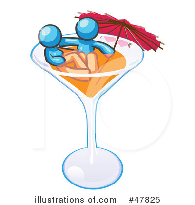 Royalty-Free (RF) Cocktail Clipart Illustration by Leo Blanchette - Stock Sample #47825