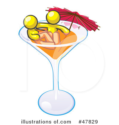 Royalty-Free (RF) Cocktail Clipart Illustration by Leo Blanchette - Stock Sample #47829