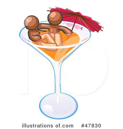 Royalty-Free (RF) Cocktail Clipart Illustration by Leo Blanchette - Stock Sample #47830
