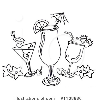 clipart cocktails illustration royalty loopyland cart rf illustrationsof