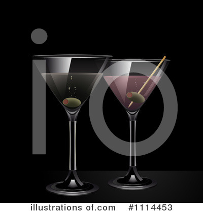 Royalty-Free (RF) Cocktails Clipart Illustration by elaineitalia - Stock Sample #1114453