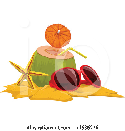 Royalty-Free (RF) Coconut Clipart Illustration by Morphart Creations - Stock Sample #1686226