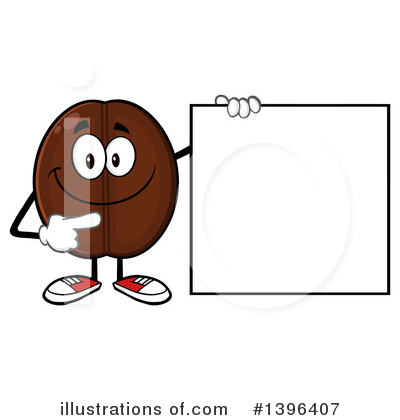 Coffee Bean Clipart #1396407 by Hit Toon