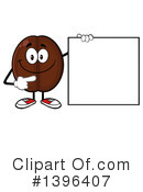 Coffee Bean Character Clipart #1396407 by Hit Toon