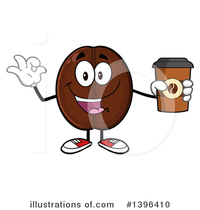 Coffee Bean Clipart #1396410 by Hit Toon