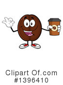 Coffee Bean Character Clipart #1396410 by Hit Toon