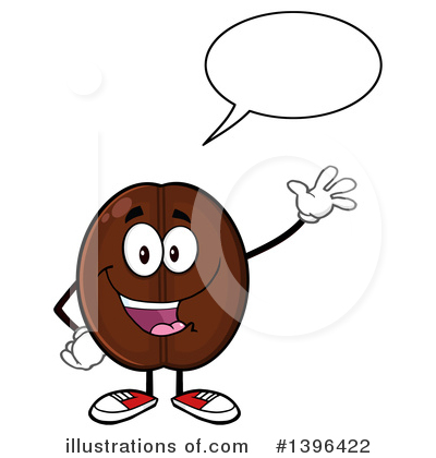 Coffee Bean Clipart #1396422 by Hit Toon