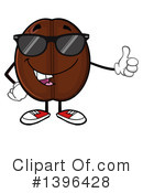 Coffee Bean Character Clipart #1396428 by Hit Toon