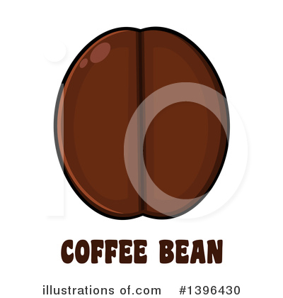 Royalty-Free (RF) Coffee Bean Clipart Illustration by Hit Toon - Stock Sample #1396430