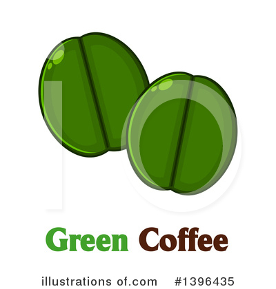 Royalty-Free (RF) Coffee Bean Clipart Illustration by Hit Toon - Stock Sample #1396435