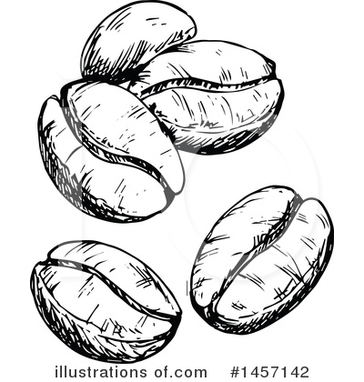 Royalty-Free (RF) Coffee Bean Clipart Illustration by Vector Tradition SM - Stock Sample #1457142