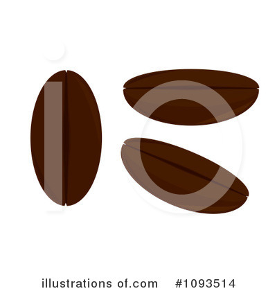 Royalty-Free (RF) Coffee Beans Clipart Illustration by Randomway - Stock Sample #1093514