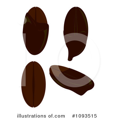 Royalty-Free (RF) Coffee Beans Clipart Illustration by Randomway - Stock Sample #1093515