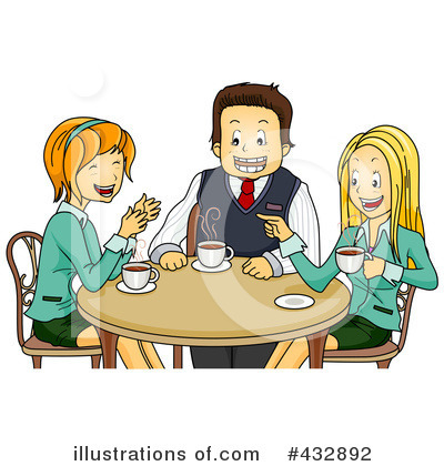 Royalty-Free (RF) Coffee Break Clipart Illustration by BNP Design Studio - Stock Sample #432892