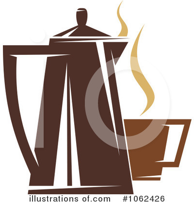 Coffee Pot Clipart #1062426 by Vector Tradition SM