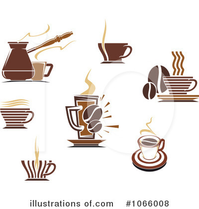 Royalty-Free (RF) Coffee Clipart Illustration by Vector Tradition SM - Stock Sample #1066008