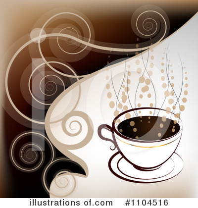 Royalty-Free (RF) Coffee Clipart Illustration by merlinul - Stock Sample #1104516