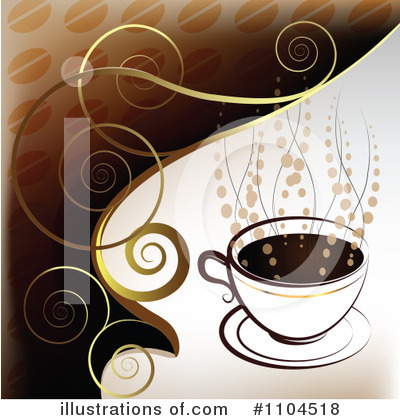 Royalty-Free (RF) Coffee Clipart Illustration by merlinul - Stock Sample #1104518