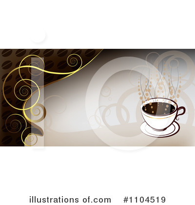 Royalty-Free (RF) Coffee Clipart Illustration by merlinul - Stock Sample #1104519