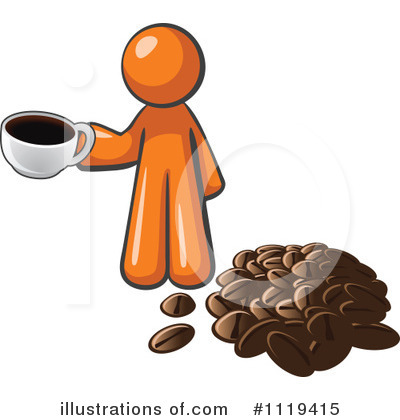 Royalty-Free (RF) Coffee Clipart Illustration by Leo Blanchette - Stock Sample #1119415