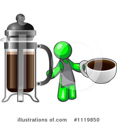 Royalty-Free (RF) Coffee Clipart Illustration by Leo Blanchette - Stock Sample #1119850