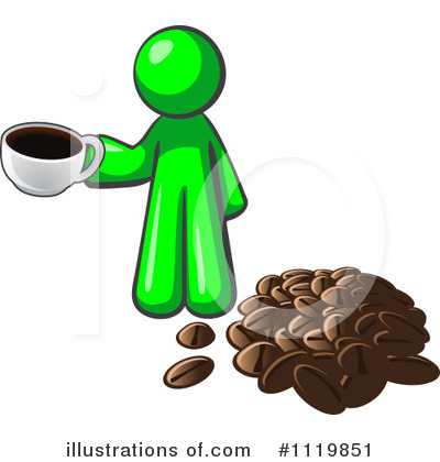 Royalty-Free (RF) Coffee Clipart Illustration by Leo Blanchette - Stock Sample #1119851