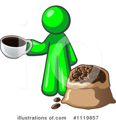 Royalty-Free (RF) Coffee Clipart Illustration by Leo Blanchette - Stock Sample #1119857