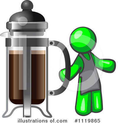 Royalty-Free (RF) Coffee Clipart Illustration by Leo Blanchette - Stock Sample #1119865