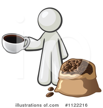 Royalty-Free (RF) Coffee Clipart Illustration by Leo Blanchette - Stock Sample #1122216