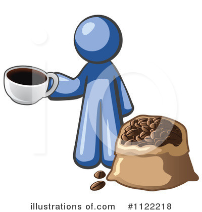 Royalty-Free (RF) Coffee Clipart Illustration by Leo Blanchette - Stock Sample #1122218