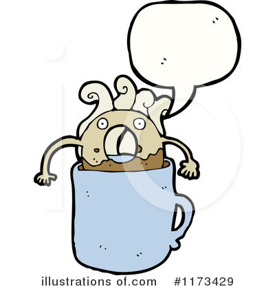 Royalty-Free (RF) Coffee Clipart Illustration by lineartestpilot - Stock Sample #1173429
