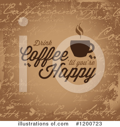 Royalty-Free (RF) Coffee Clipart Illustration by Arena Creative - Stock Sample #1200723