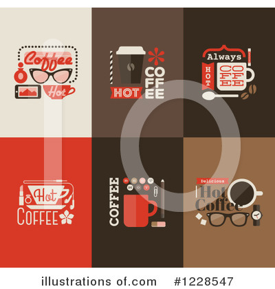 Royalty-Free (RF) Coffee Clipart Illustration by elena - Stock Sample #1228547