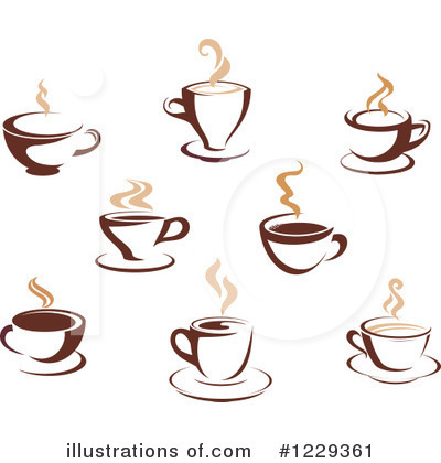 Royalty-Free (RF) Coffee Clipart Illustration by Vector Tradition SM - Stock Sample #1229361