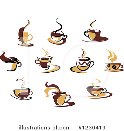 Royalty-Free (RF) Coffee Clipart Illustration by Vector Tradition SM - Stock Sample #1230419