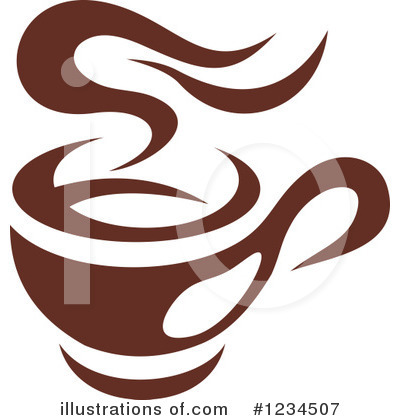 Royalty-Free (RF) Coffee Clipart Illustration by Vector Tradition SM - Stock Sample #1234507
