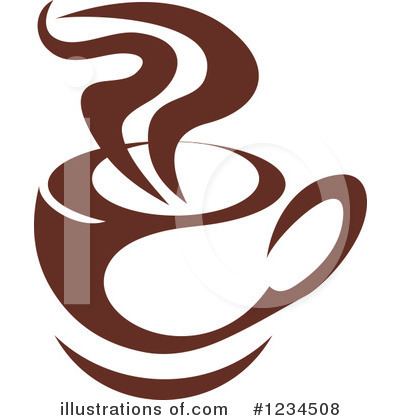 Royalty-Free (RF) Coffee Clipart Illustration by Vector Tradition SM - Stock Sample #1234508
