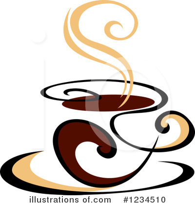 Royalty-Free (RF) Coffee Clipart Illustration by Vector Tradition SM - Stock Sample #1234510