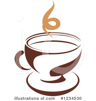 Royalty-Free (RF) Coffee Clipart Illustration by Vector Tradition SM - Stock Sample #1234530