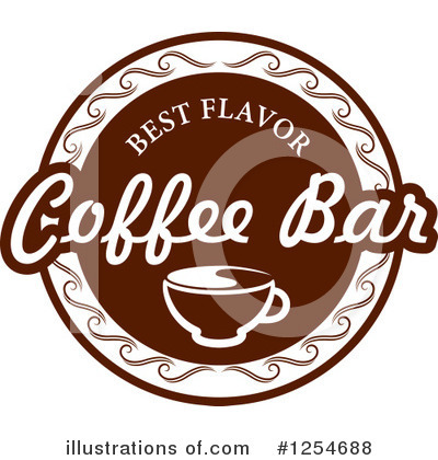 Royalty-Free (RF) Coffee Clipart Illustration by Vector Tradition SM - Stock Sample #1254688